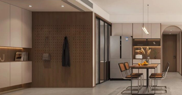 简约田园风三居室玄关装修效果图