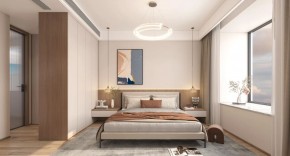 简约田园风三居室卧室装修效果图