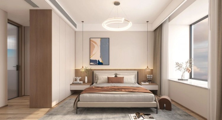 简约田园风三居室卧室装修效果图