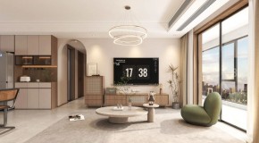 简约田园风三居室客厅装修效果图