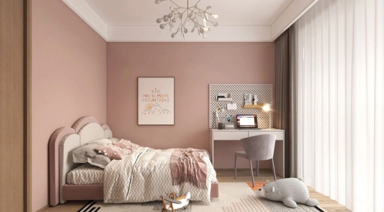 简约田园风三居室儿童房装修效果图