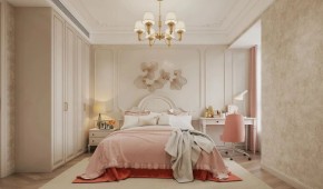 美式三居室卧室装修效果图