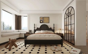 法式复古三居室卧室装修效果图