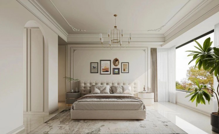 法式卧室装修效果图