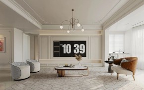 法式客厅装修效果图