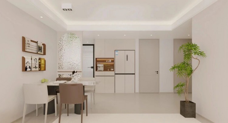 现代简约三居室餐厅装修效果图