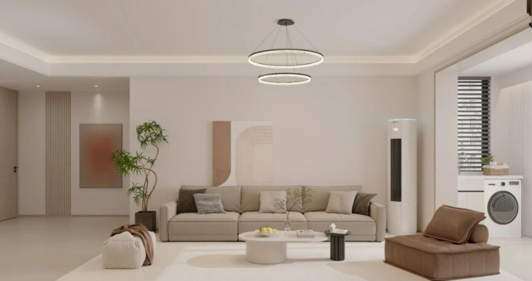 现代简约三居室吊顶装修效果图