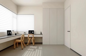 现代简约三居室书房装修效果图