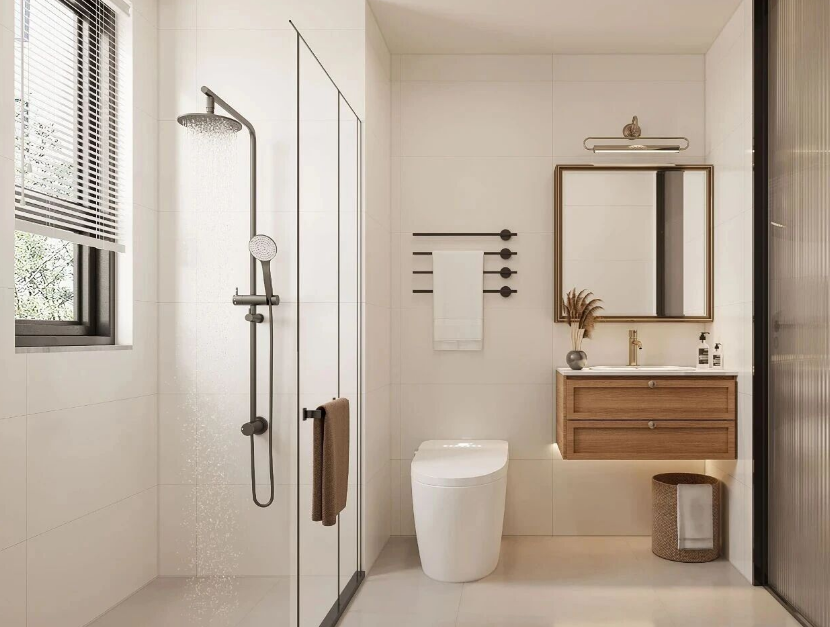 现代法式三居室卫生间装修效果图