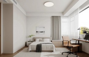 现代简约三居室卧室装修效果图