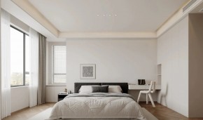 现代简约三居室卧室装修效果图