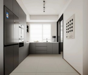 现代简约两居室厨房装修效果图
