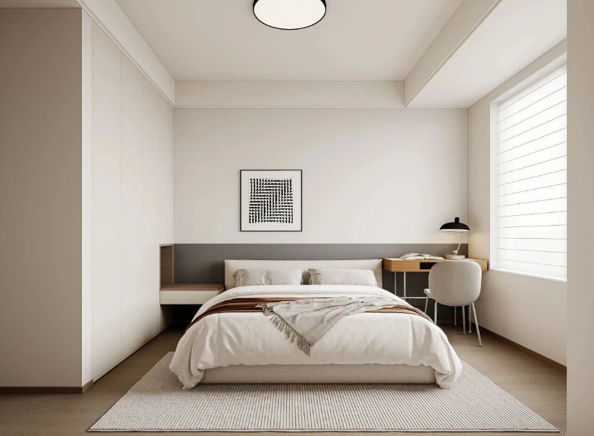 现代简约两居室卧室装修效果图