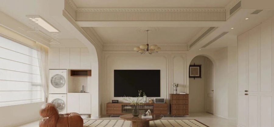 法式三居室装修效果图