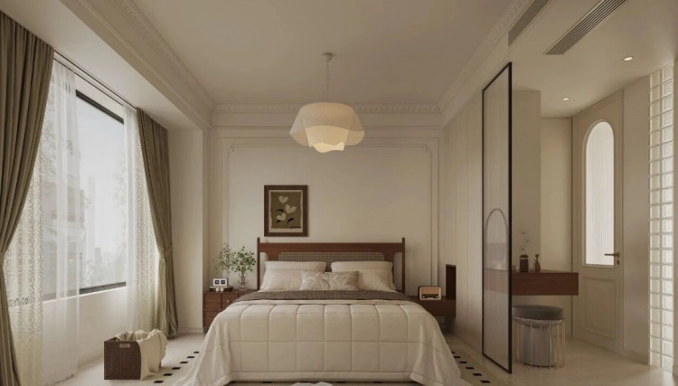 法式三居室卧室装修效果图
