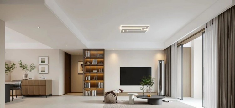 现代简约两居室装修效果图