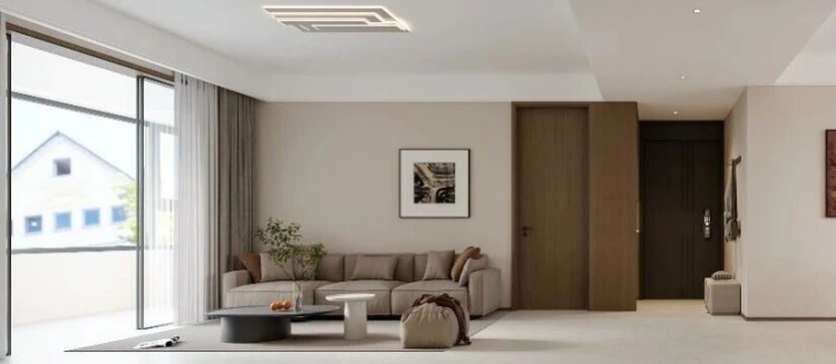 现代简约两居室客厅装修效果图