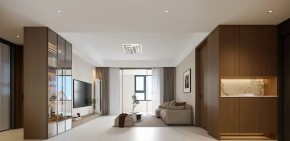 现代简约两居室客厅装修效果图