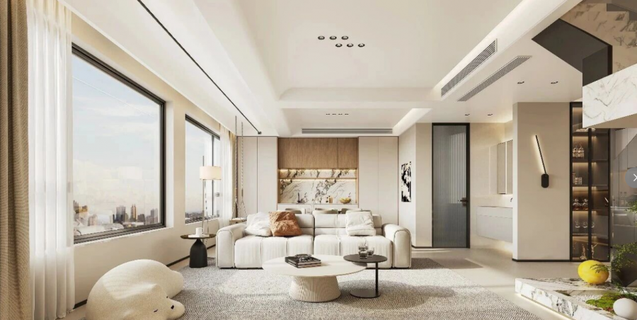 现代简约复试客厅装修效果图