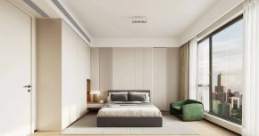 现代简约复试卧室装修效果图