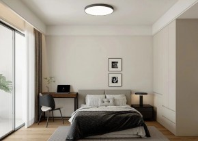 现代简约三居室卧室装修效果图