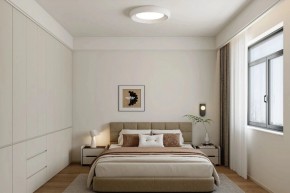 现代简约三居室卧室装修效果图