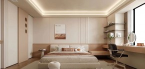 现代简约三居室卧室装修效果图