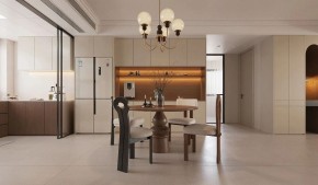 现代简约三居室餐厅装修效果图