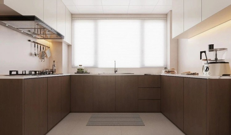 现代简约三居室厨房装修效果图