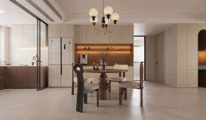 现代简约三居室餐厅装修效果图