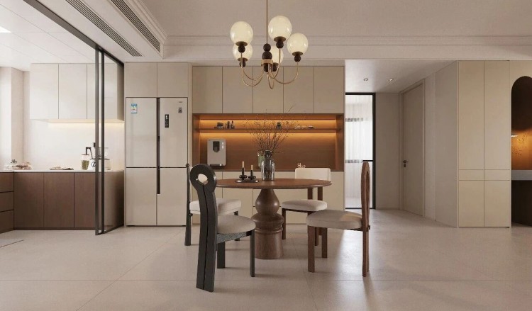 现代简约三居室餐厅装修效果图