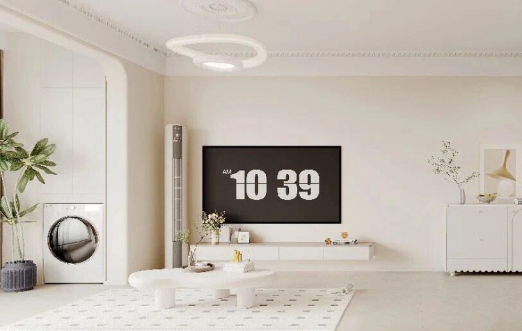 现代简约三居室客厅装修效果图