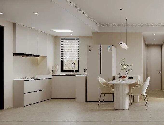 现代简约三居室餐厅装修效果图