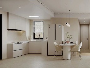 现代简约三居室餐厅装修效果图