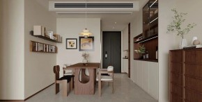 中古风两居室餐厅装修效果图