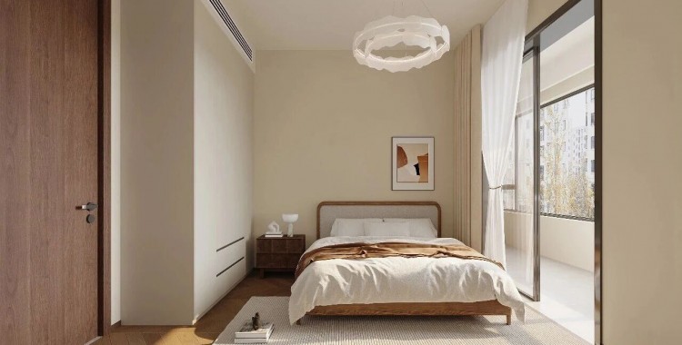 中古风两居室卧室装修效果图