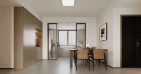现代简约三居室餐厅装修效果图