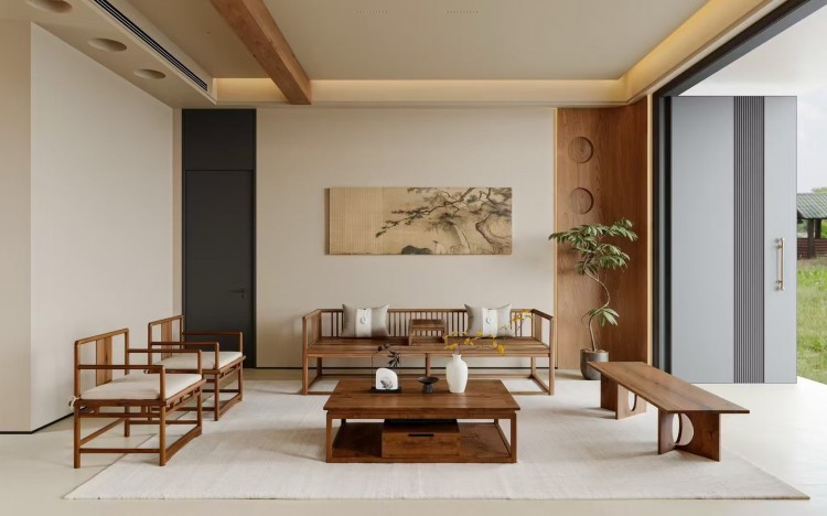 宋氏复试装客厅修效果图