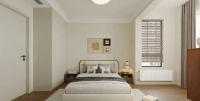 现代中式三居室卧室装修效果图