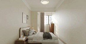 现代中式三居室卧室装修效果图