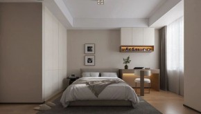 现代简约三居室卧室装修效果图