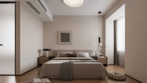 现代简约三居室卧室装修效果图