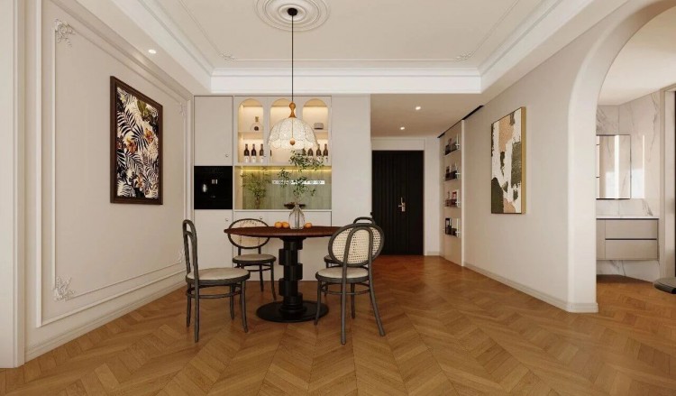 法式三居室餐厅装修效果图