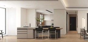 现代简约三居室餐厅装修效果图