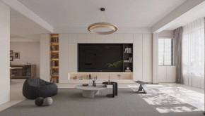 现代简约三居室客厅装修效果图