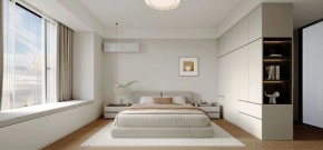 现代简约三居室卧室装修效果图