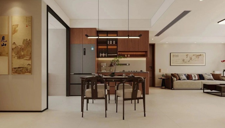 宋氏三居室餐厅装修效果图