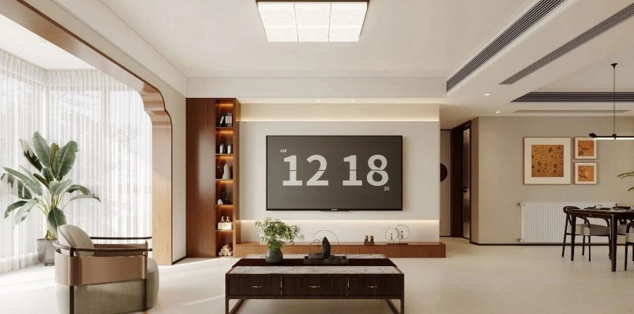 宋氏三居室客厅装修效果图