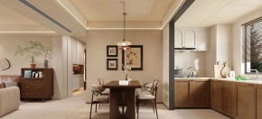 中古风三居室餐厅装修效果图