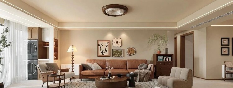 中古风三居室装修效果图